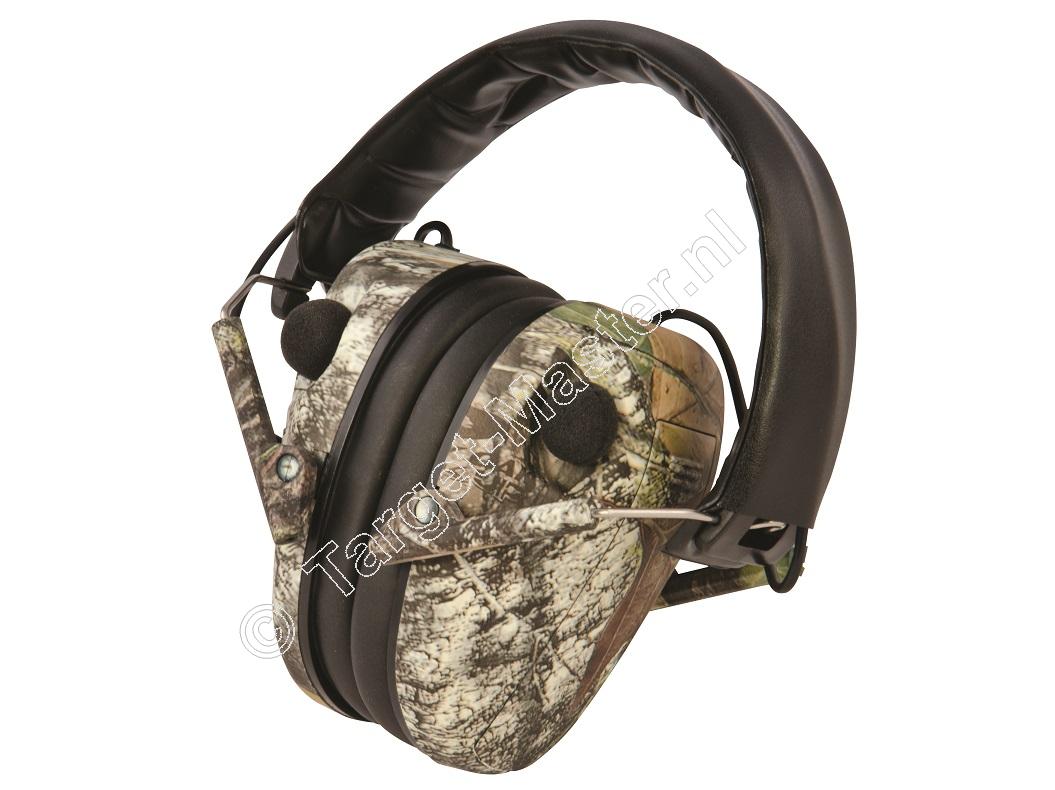 Caldwell E-MAX LOW PROFILE Electronische Stereo Gehoorbescherming, Mossy Oak BreakUp